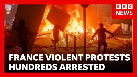 Protestas en Francia dejan detenidos, incendios y saqueos