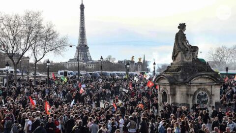 Protestas en Francia: policía usa gases lacrimógenos en varias ciudades