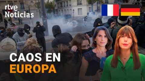 Protestas en Francia y Alemania dejan cientos de detenidos