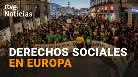 Protestas en varias ciudades europeas por derechos sociales