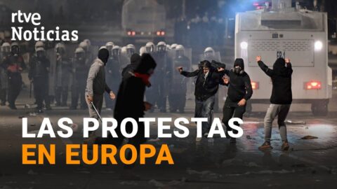 Protestas por derechos sociales se extienden por Europa