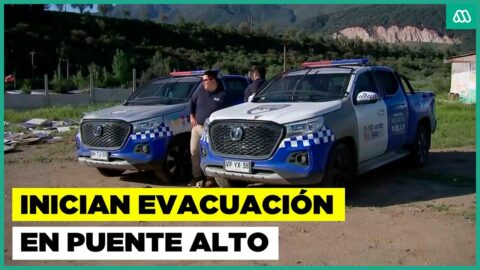 Puente Alto evacúa campamentos junto al río Maipo por lluvias