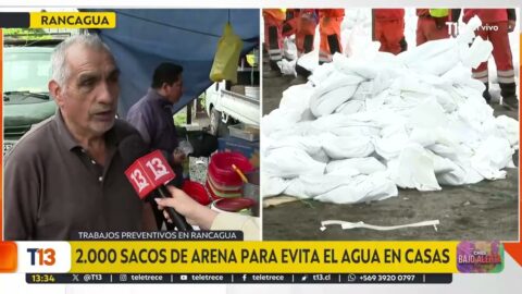 Rancagua en alerta por lluvias, tormentas y fuertes vientos