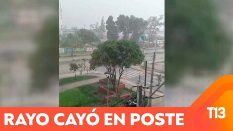 Rayo daña electrodomésticos en casas de La Pintana
