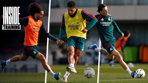 Real Madrid entrena de cara al Clásico ante el Barcelona