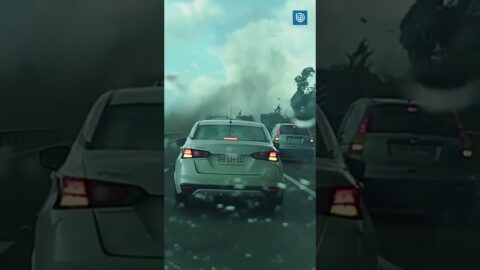Registran tornado categoría 2 sobre la Ruta 5 Sur en Requinoa