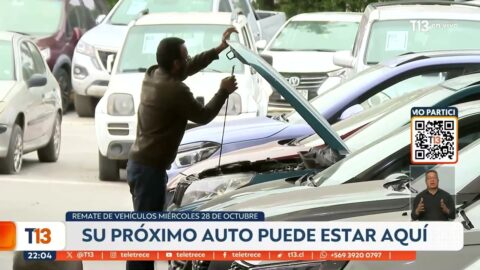 Remate de más de 70 vehículos en Quilicura será el 28 de octubre