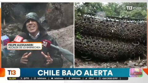 Reportan activación de quebradas en Lo Barnechea