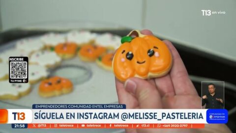Repostera chilena formada en Francia crea postres para Halloween
