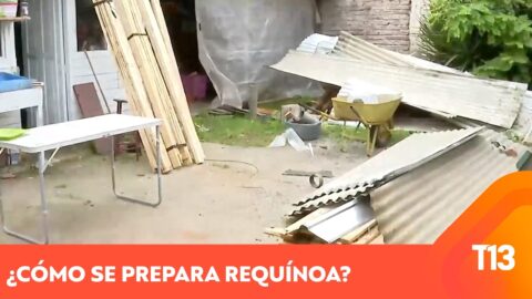 Requínoa se prepara ante el paso de un sistema frontal