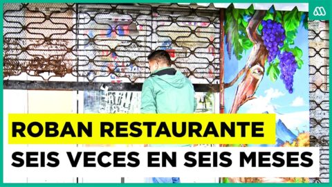 Restaurante de Santiago suma seis robos en menos de seis meses