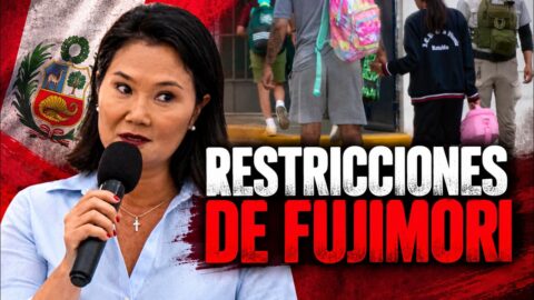 Restricciones de Keiko Fujimori para escolares en Perú
