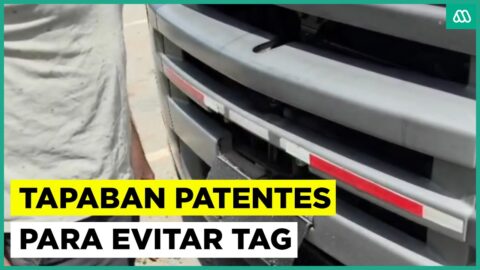 Retiran siete camiones que ocultaban patentes para evadir el TAG