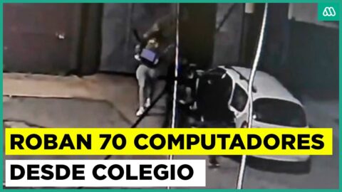 Robo de 70 equipos computacionales en liceo de Quinta Normal