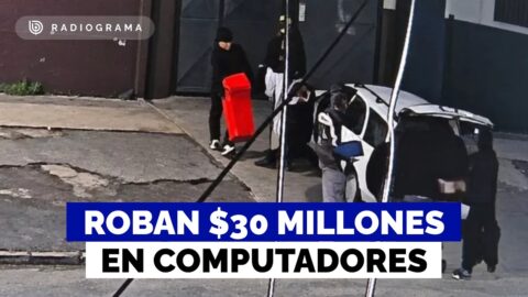 Robo de computadores y celulares en liceo de Quinta Normal