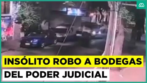 Robo en bodegas del Poder Judicial deja especies por $80 millones