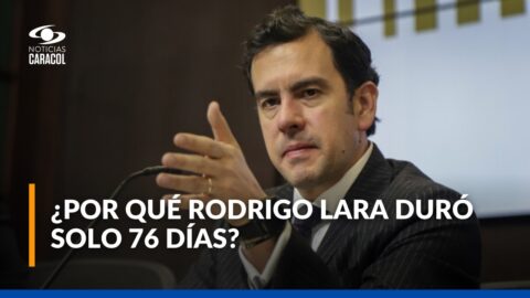 Rodrigo Lara deja el Ministerio del Interior tras 76 días