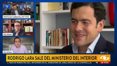 Salida de Rodrigo Lara del Ministerio del Interior