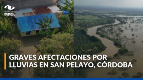 San Pelayo reporta 6.000 familias afectadas por lluvias en Córdoba