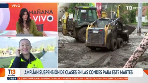 Se amplía suspensión de clases en comunas de Las Condes
