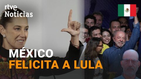 Sheinbaum celebra la reelección de Lula en Brasil