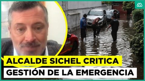 Sichel detalla daños en Ñuñoa tras tormenta y critica al Estado