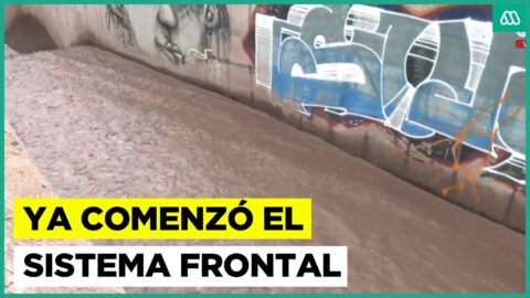 Sistema frontal comienza a afectar sectores de la Región Metropolitana