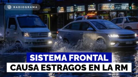 Sistema frontal deja daños y mantiene alerta roja en la RM