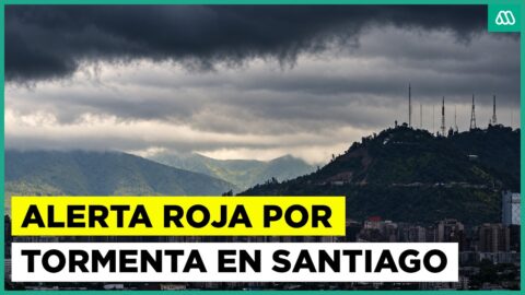 Sistema frontal deja granizadas y truenos en la zona central