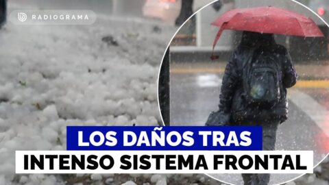 Sistema frontal deja tornado, inundaciones y alerta roja en Santiago