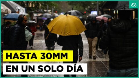 Sistema frontal dejaría hasta 30 mm en Coquimbo