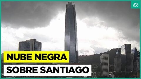 Sistema frontal intensifica lluvias en Santiago durante la tarde