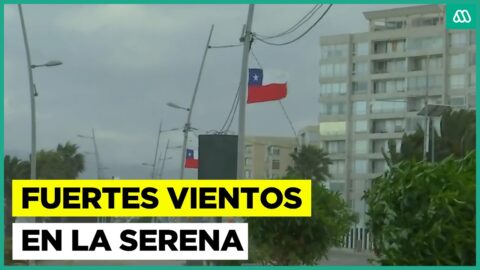 Sistema frontal llega a La Serena con fuertes vientos
