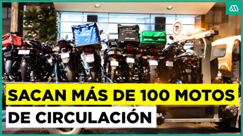 Solo 1 de cada 14 motociclistas tiene documentos en regla en Santiago