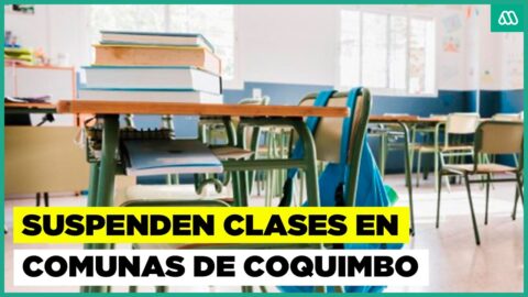 Suspenden clases en 10 comunas de Coquimbo por sistema frontal