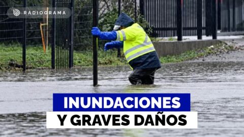 Temporal deja inundaciones y daños graves en Santiago