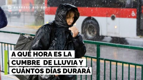 Temporal en Chile: mapa, hora de mayor lluvia y duración