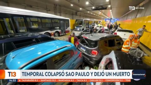 Temporal en São Paulo deja una persona fallecida