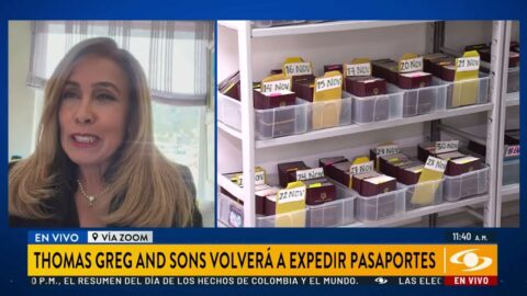 Thomas Greg & Sons vuelve a producir pasaportes en Colombia