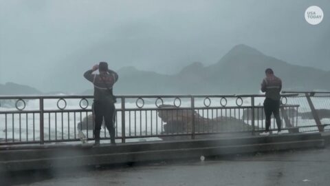Tifón Champi golpea Taiwán con vientos, lluvias y olas fuertes
