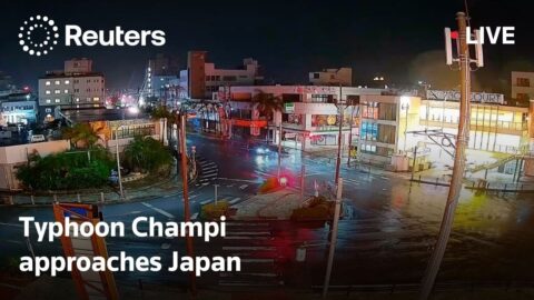 Tifón Champi se acerca a Japón con lluvias fuertes en Ishigaki
