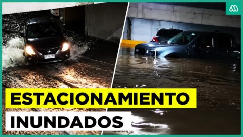 Tormenta inunda subterráneos en Ñuñoa y obliga a rescates