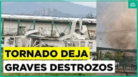 Tornado causa daños en colegio de Requínoa y colapso de gimnasio