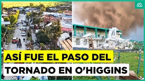 Tornado en Requínoa deja 70 viviendas afectadas y daños en colegio