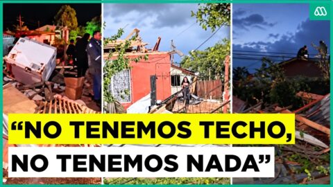 Tornado en Requínoa deja cerca de 70 casas afectadas