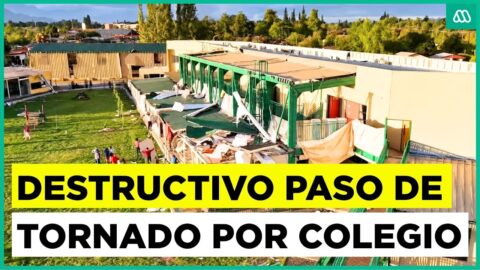 Tornado en Requínoa deja graves daños en el Colegio Tricahue