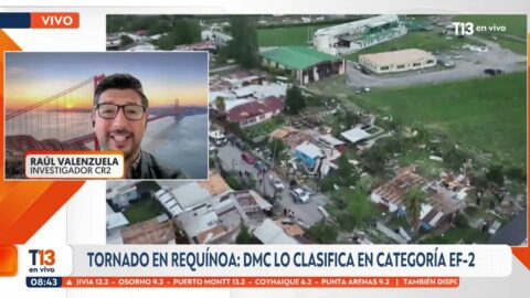 Tornado en Requínoa es clasificado como EF-2 por la DMC