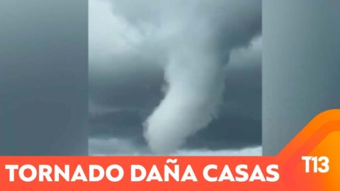 Tornado sorpresivo en el Maule deja casas dañadas