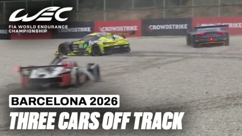 Tres autos trompean en las 6 Horas de Barcelona del WEC