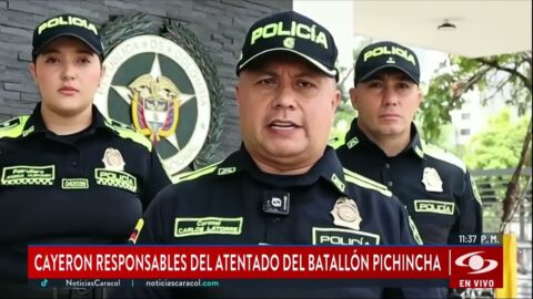 Tres responsables del atentado en Batallón Pichincha, en la cárcel